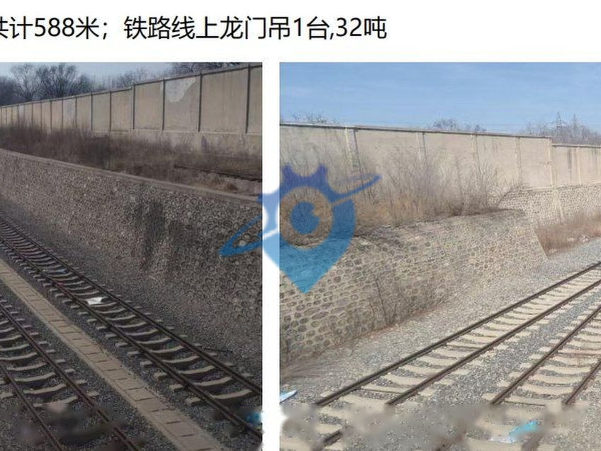 大连市甘井子区革镇堡厂区（标准化厂房，办公楼，室外硬覆盖，轨道吊车2台，火车轨道